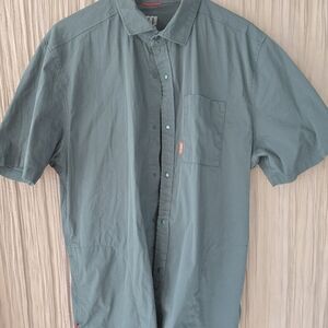 Topo Designs Men's Casual Green Button Down Shirt